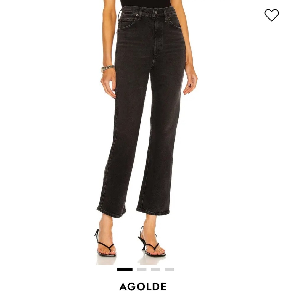 AGOLDE Pinch Waist High Rise Kick Flare Jeans in Panoramic